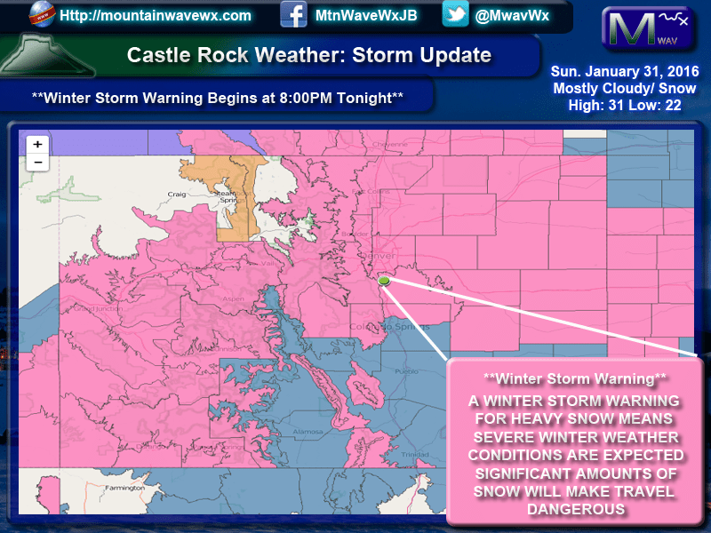 Significant Winter Storm to Affect Colorado Front Range