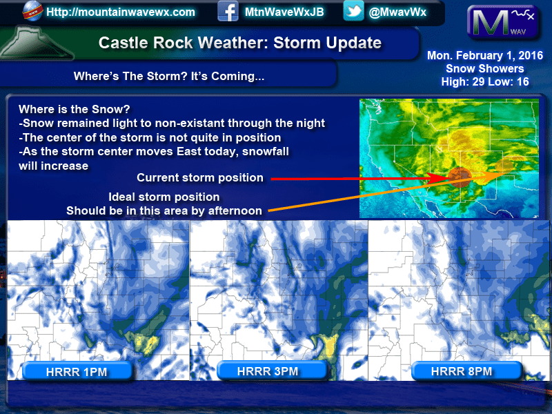 Winter Storm Still on Track