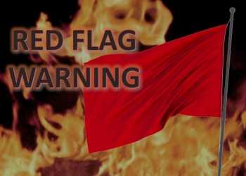 Red Flag Warning Today With A Big Change Tomorrow