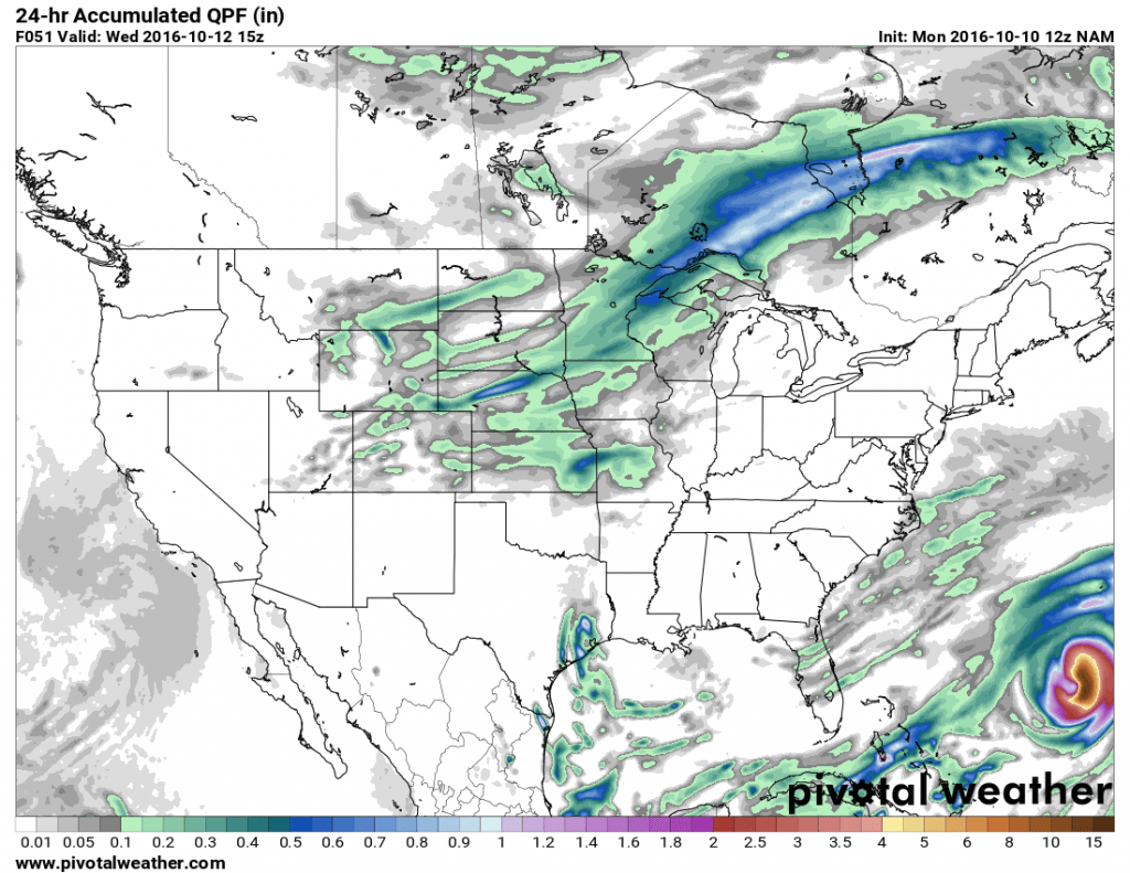 As expected, this is a fairly dry system for Colorado