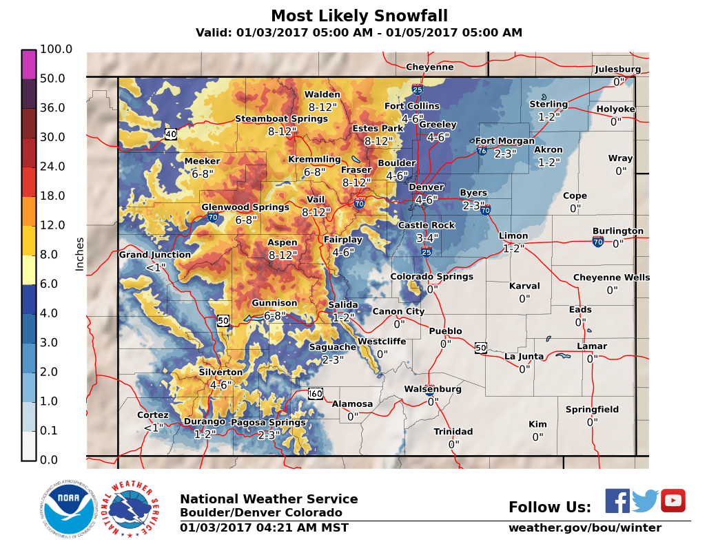 Complex Winter Storm System to Impact Castle Rock This Week