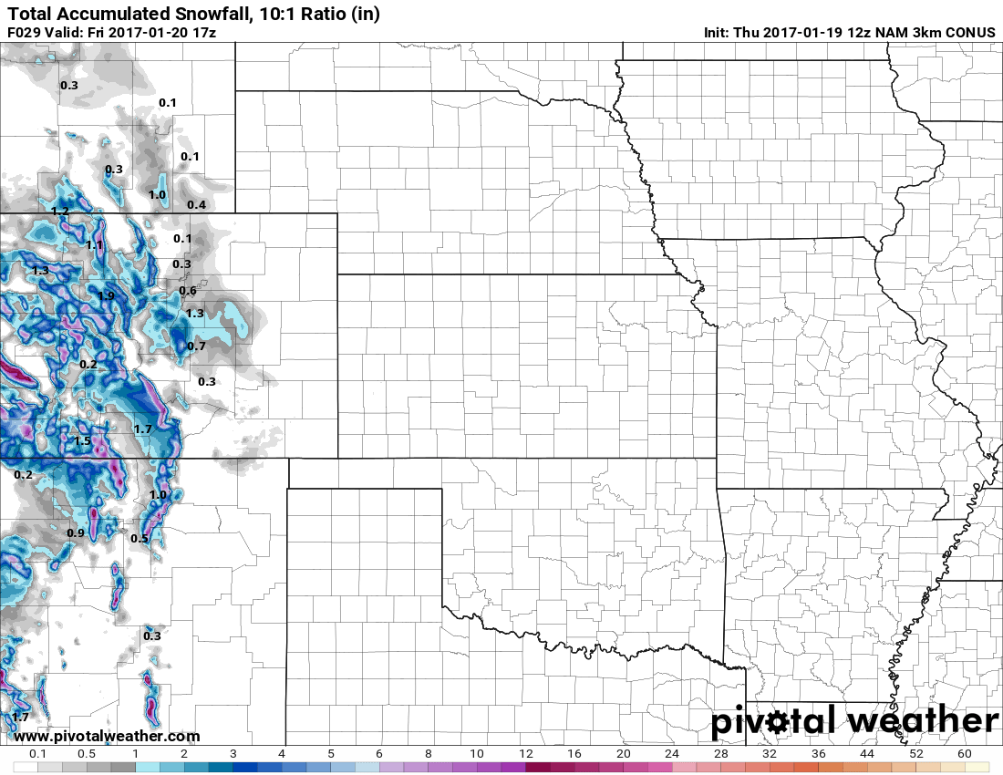 Quick Shot of Snow Possible Early Friday