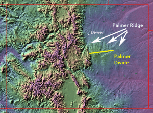 Topography of Colorado - Palmer Divide