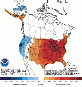 Castle Rock Co Weather - CPC 6-10 Day Outlook