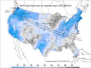 Colorado Eclipse Cloud Cover Forecast | Castle Rock Weather | Castle Rock CO Weather