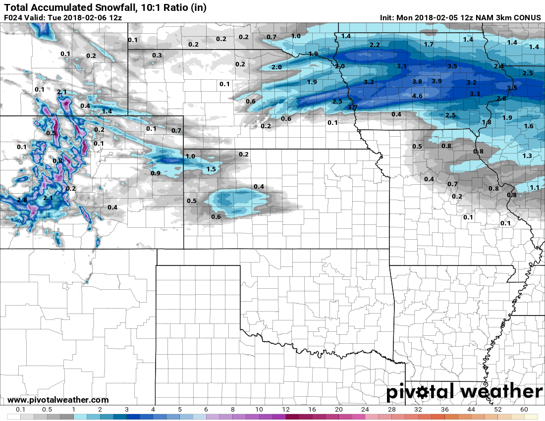 Next Chance for Snow Visits the Area Tonight