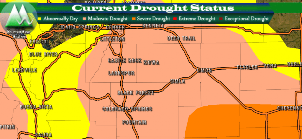 Colorado Drought Status | March 2018 | Moderate Drought | Severe Drought