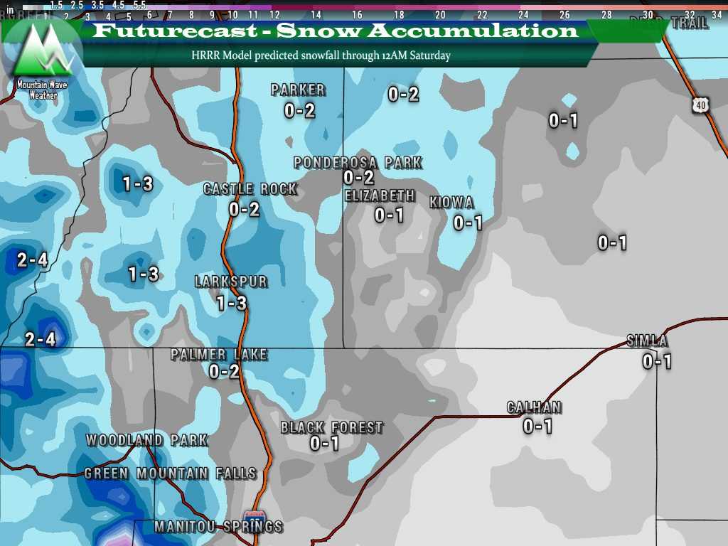 Castle Rock Weather | Castle Rock Co Weather | Palmer Divide Weather | Snowfall amounts | Castle Rock Snow | Palmer Divide Snow
