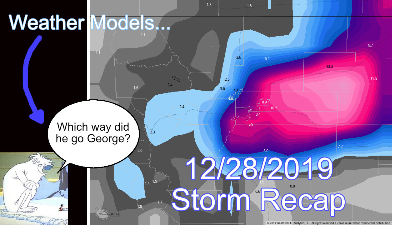 12/28/2019 Storm Recap – Models Struggle