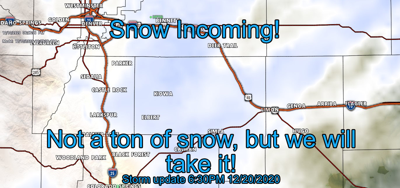 Storm Update – Snow Incoming! 12/10/2020