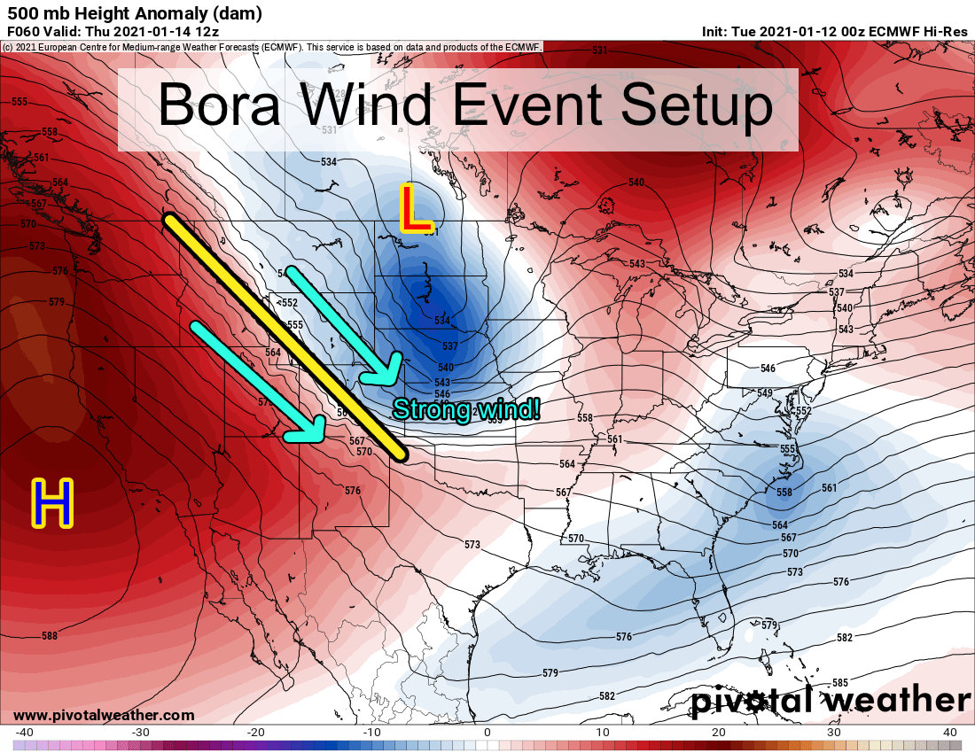 Bora! – Strong Wind Event This Week