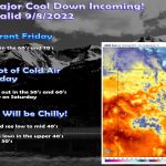 The Cold Front Come-eth! Weather Outlook valid 9-8-2022