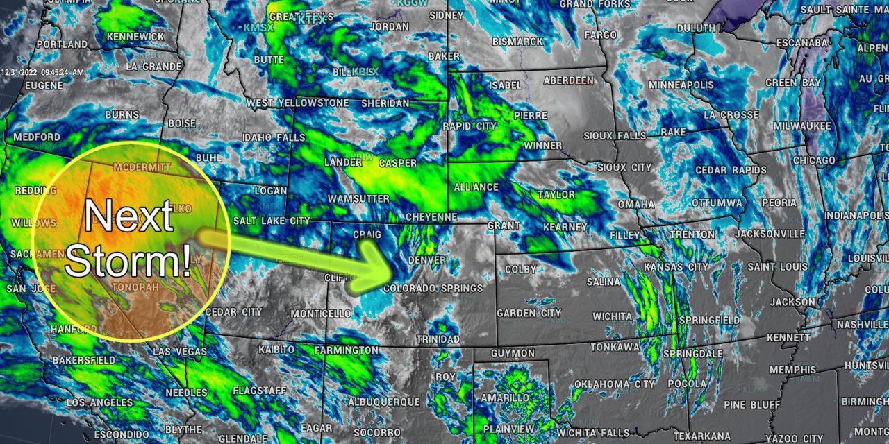 Watching Next Storm System Closely – More Snow on the Way? – Valid 12-31-2022 9AM