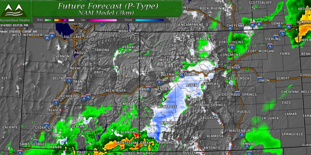 Spring Storm Swings into Colorado Midweek – Valid 03-14-2023