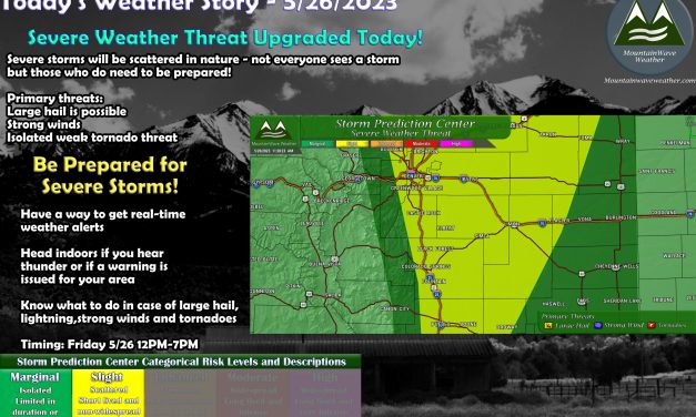 Severe Weather Update – Valid 11AM 5-26-2023