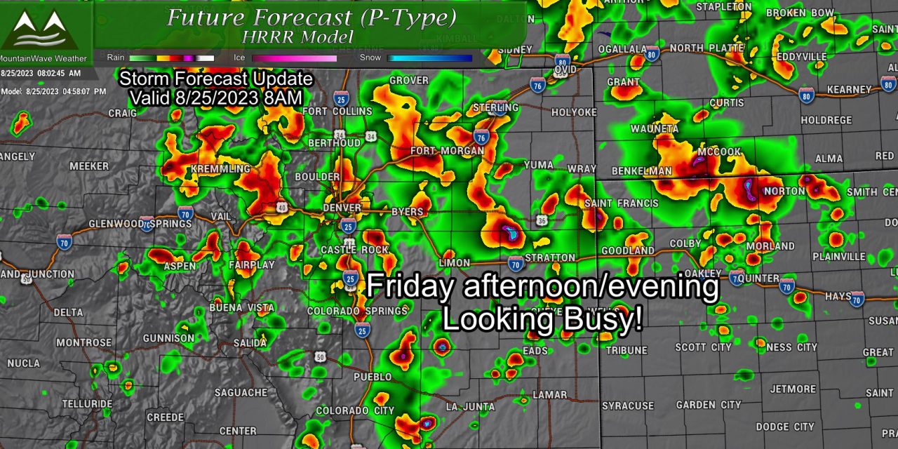 Harold Storm Remnants Update – Heavy Rain Potential – Forecast Valid 08-25-2023